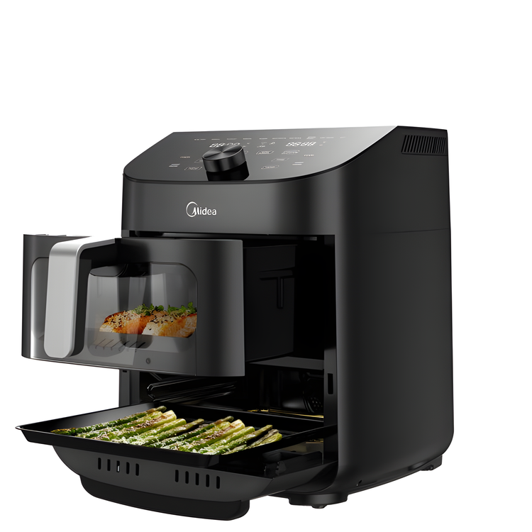 Midea MAF112B0BPKW Dual Zone Air Fryer 11L 1900W Black
