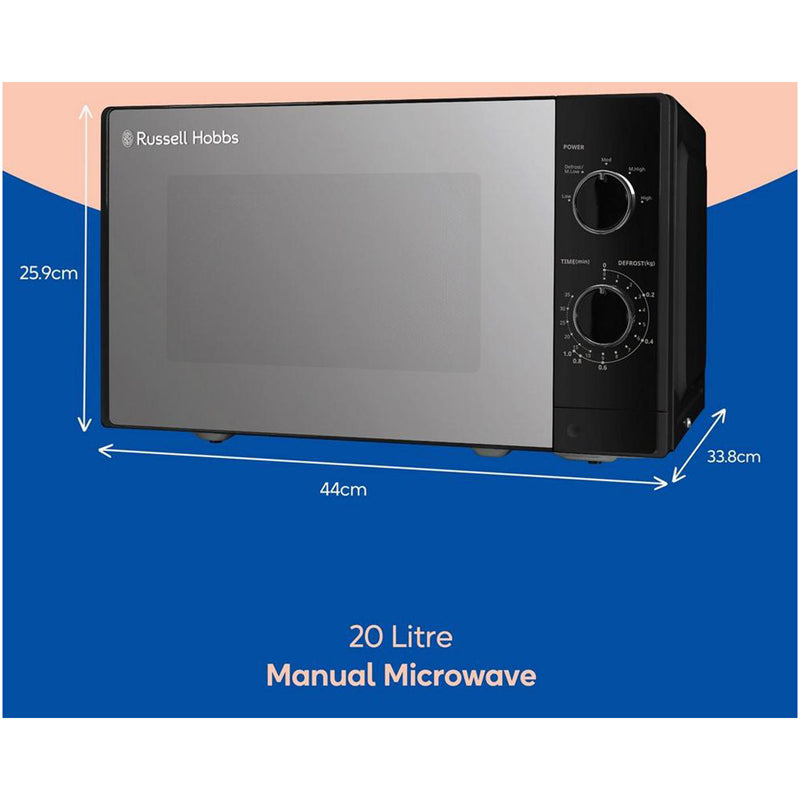 Russell Hobbs RHM2047B Solo Microwave 23L 800W Silver