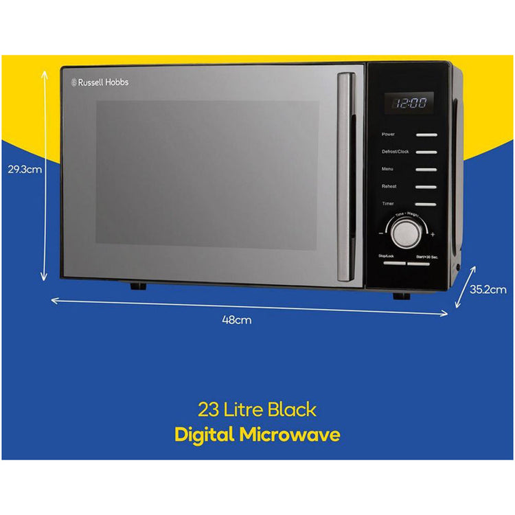 Russell Hobbs RHM2348B Solo Microwave 23L Black