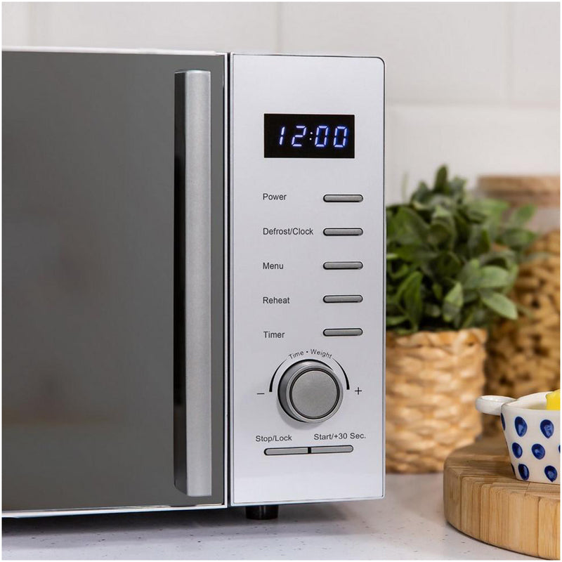 Russell Hobbs RHM2348S Solo Microwave Oven 23L 900W Silver