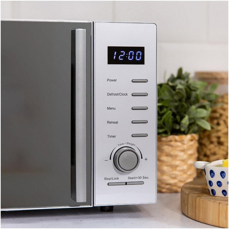 Russell Hobbs RHM2348S Solo Microwave Oven 23L 900W Silver
