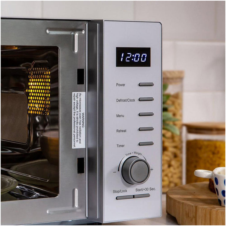 Russell Hobbs RHM2348S Solo Microwave Oven 23L 900W Silver