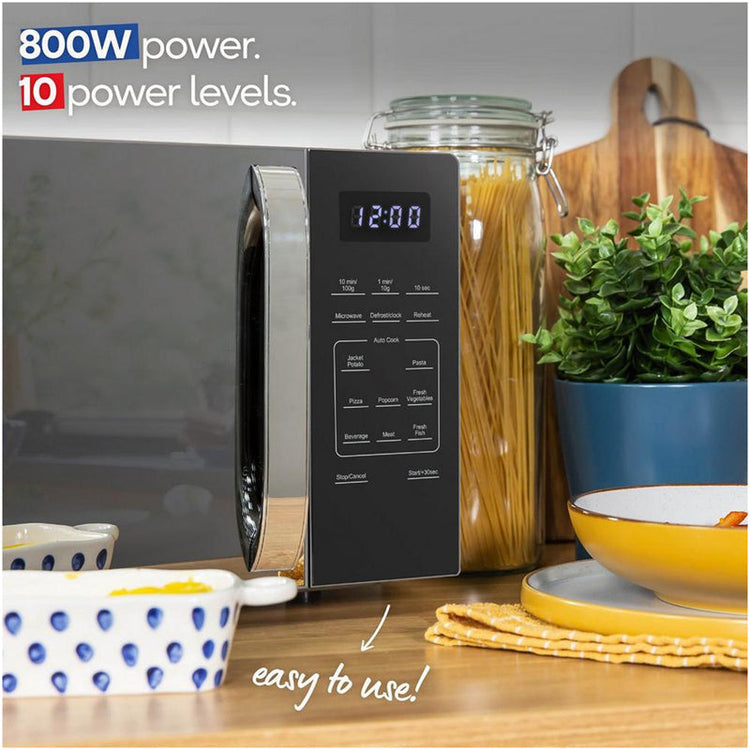Russell Hobbs RHMT2045S Digital Microwave 800W 20L Silver