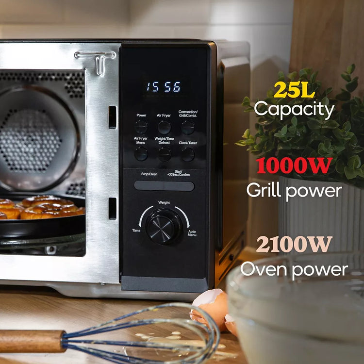 Russell Hobbs Air Fryer Microwave 25L 900W 4 in 1 Combination RHMAF2506B