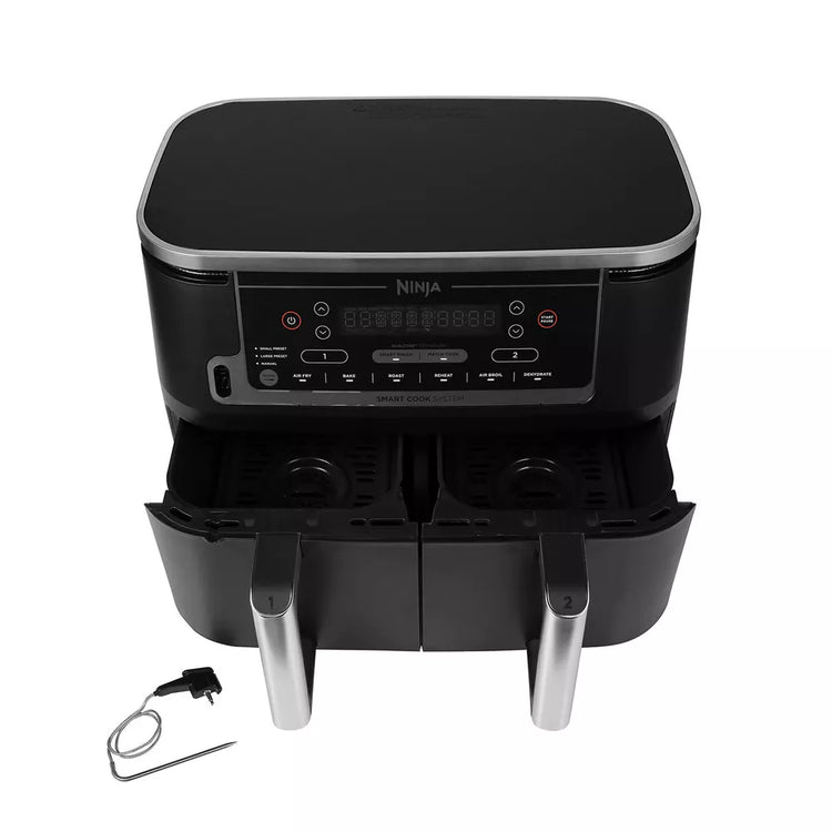 Ninja Foodi MAX Dual Zone Air Fryer  [AF451UK] with Smart Cook System & Probe