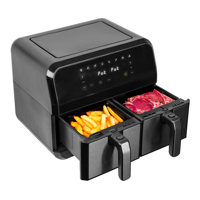 SIA SAF76K Dual Zone Air Fryer Black