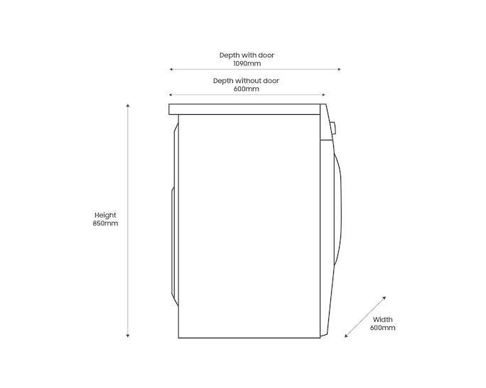 Samsung WW11DG5B25AEEU Series 5 Washing Machine 11kg 1400rpm White