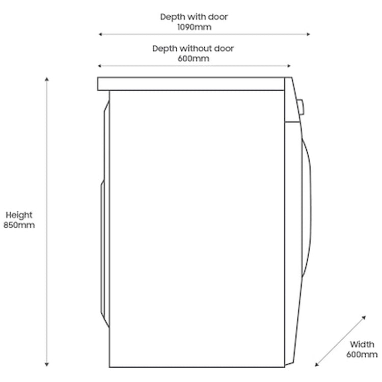 Samsung WW11DG6B85LEU1 Series 6 Washing Machine 11kg 1400rpm White