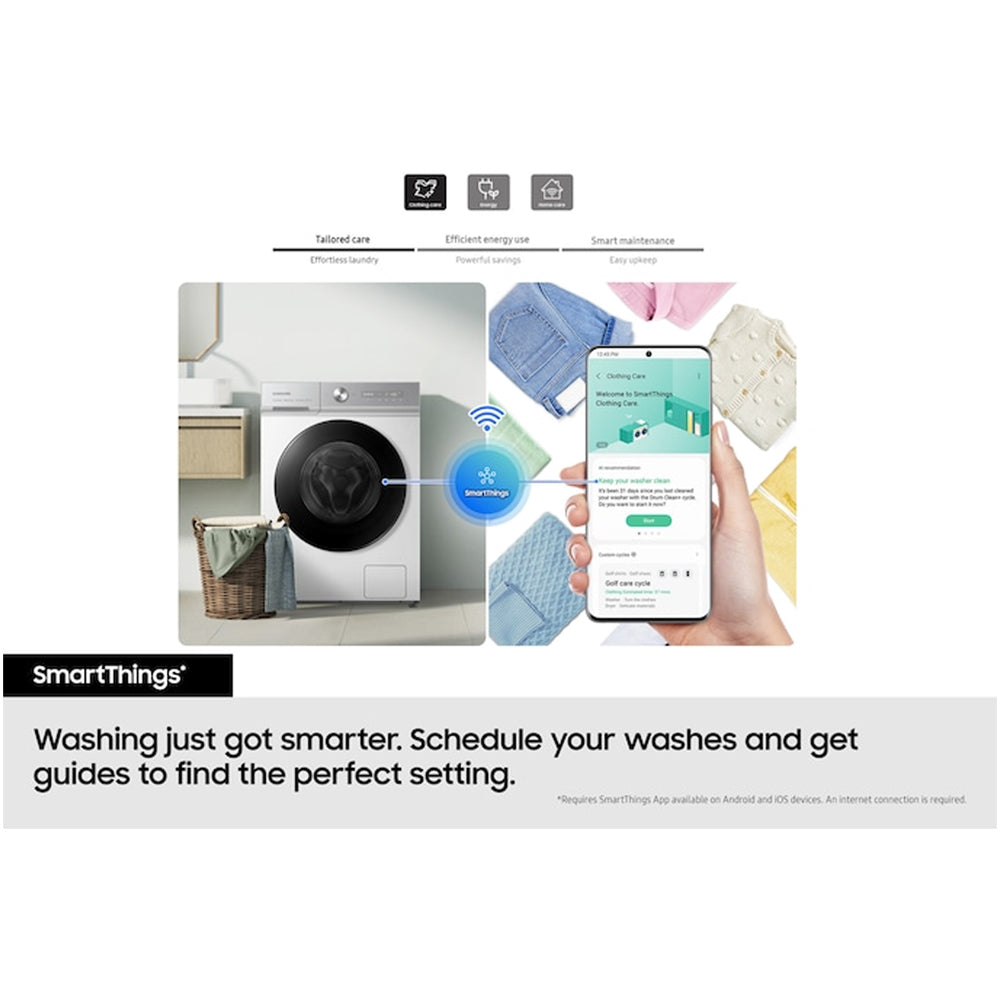 Samsung WW11DB8B95GHU1 Series 8 Washing Machine 11kg 1400rpm White