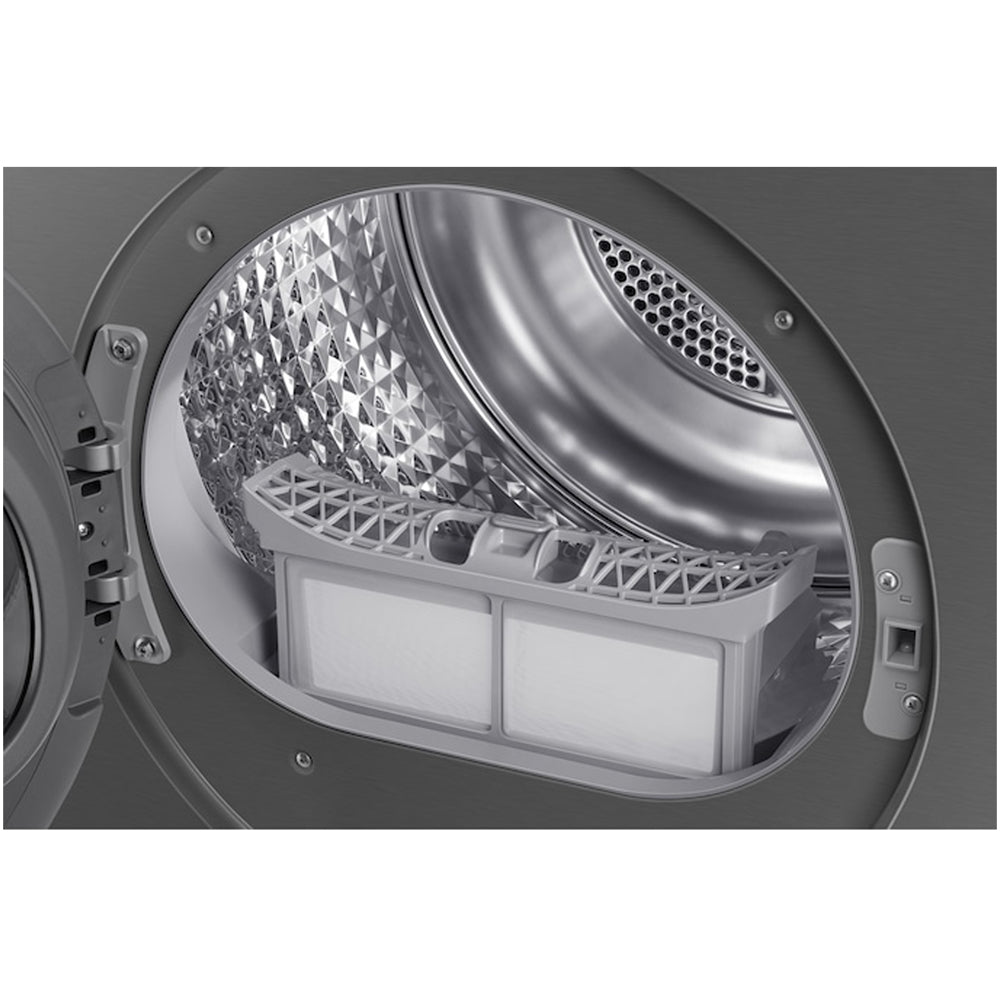 Samsung Series 9 DV90F09F4SU1 Heat Pump Tumble Dryer 9kg Dark Steel