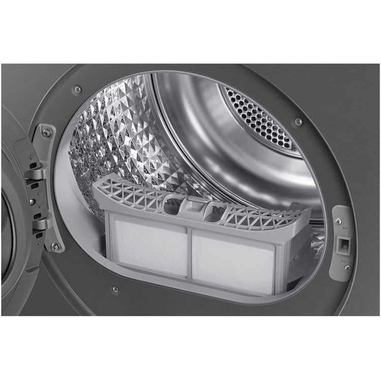 Samsung Series 9 DV90F09F4SU1 Heat Pump Tumble Dryer 9kg Dark Steel