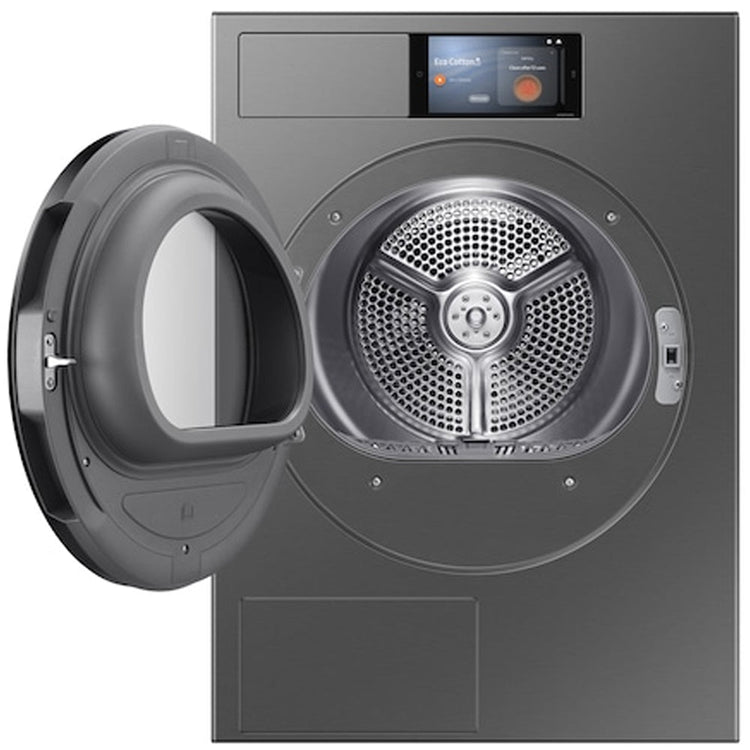 Samsung Series 9 DV90F09F4SU1 Heat Pump Tumble Dryer 9kg Dark Steel