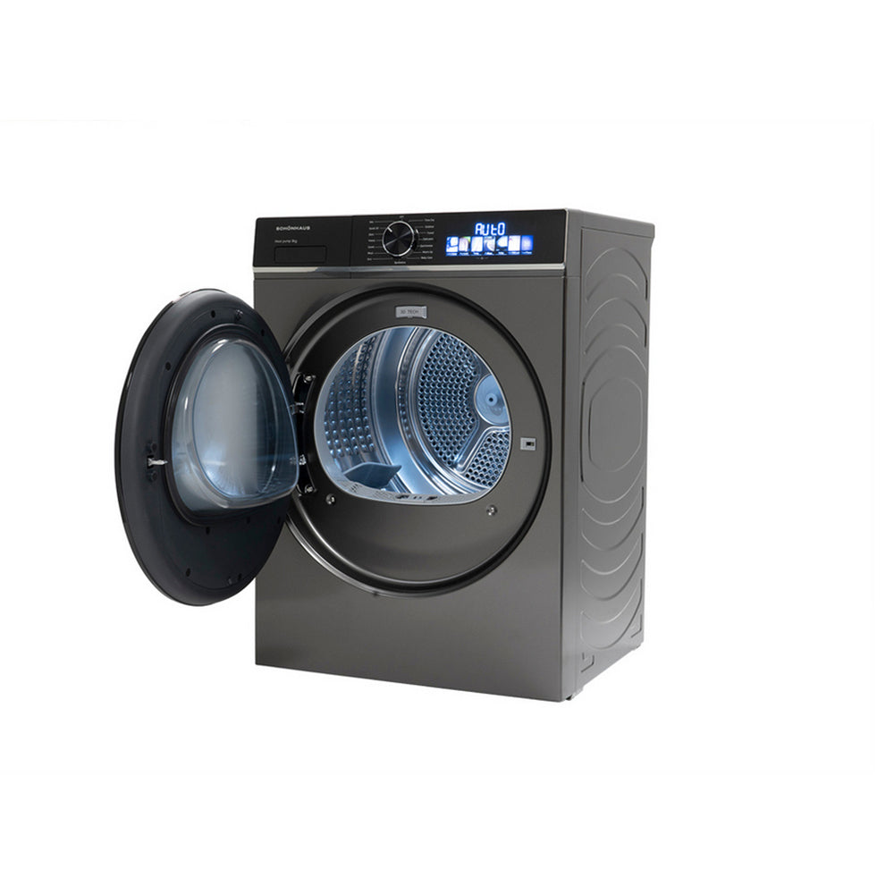 Schonhaus TDSHF018A3G Heat Pump Tumble Dryer 8kg Graphite