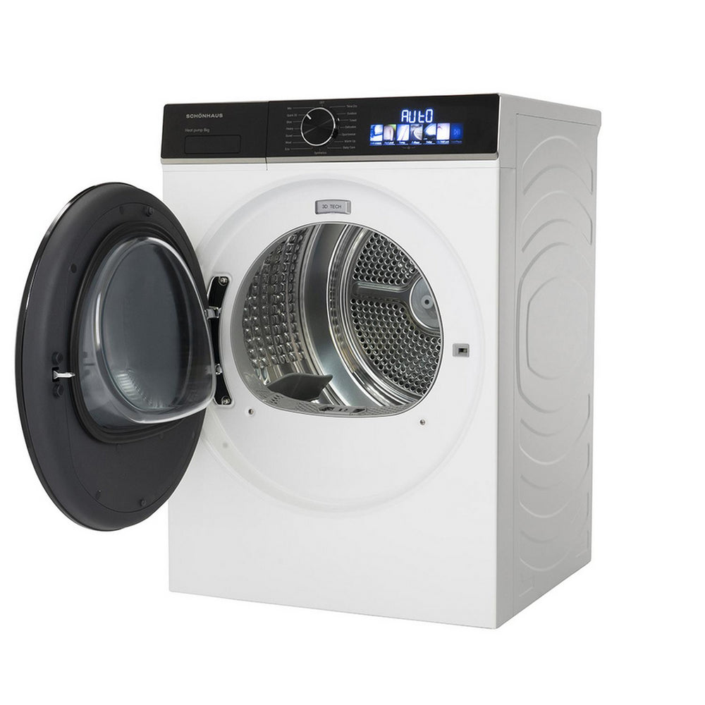 Schönhaus TDSHF018A3W Heat Pump Tumble Dryer 8kg White