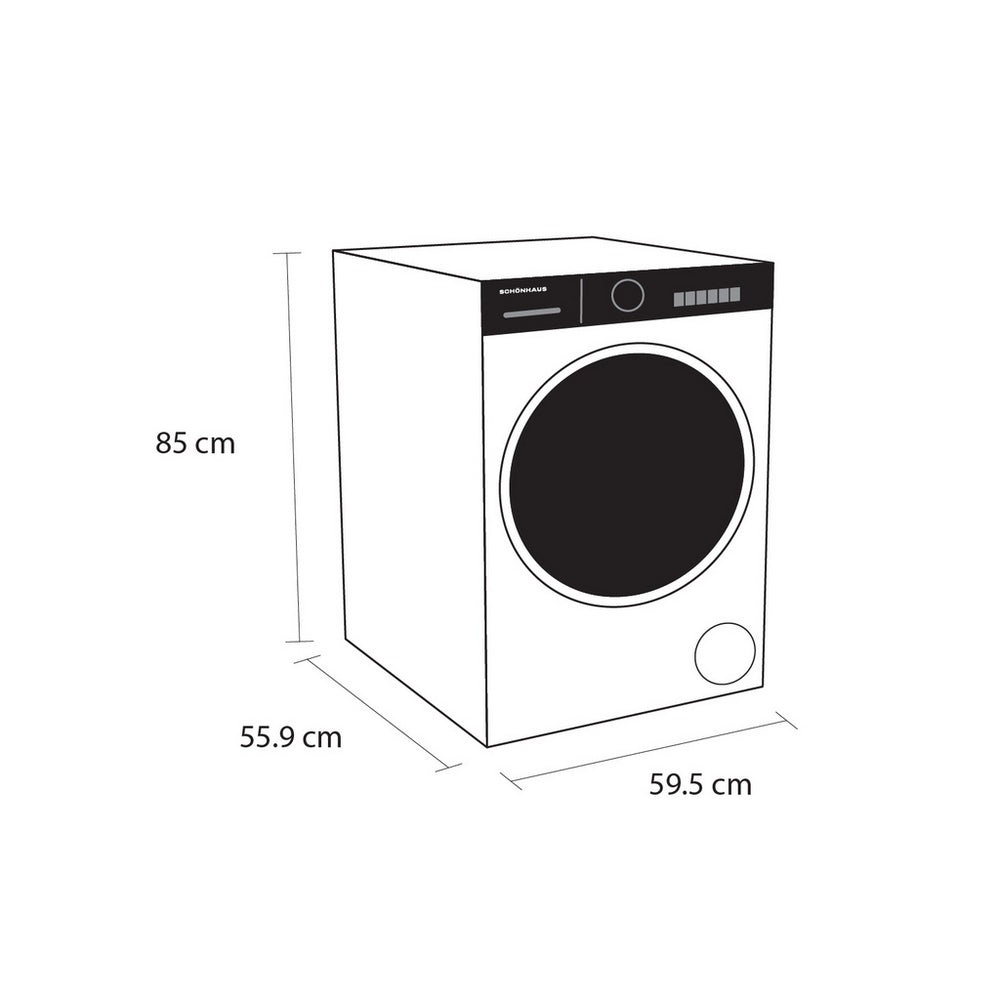 Schonhaus WDSF0110614AW Washer Dryer 10kg/6kg 1400rpm White