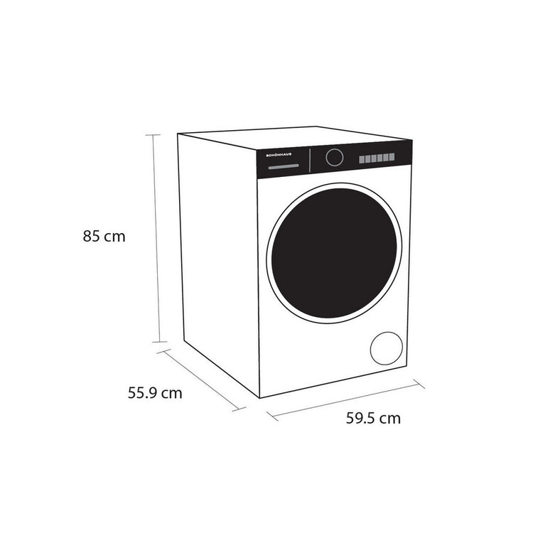 Schonhaus WDSF0110614AW Washer Dryer 10kg/6kg 1400rpm White
