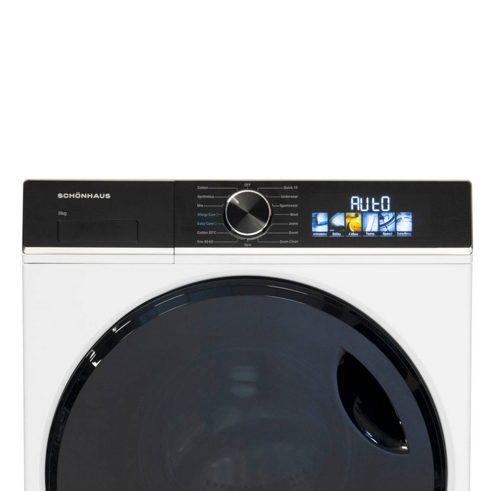 Schonhaus WMSF01814AW Washing Machine 8kg White