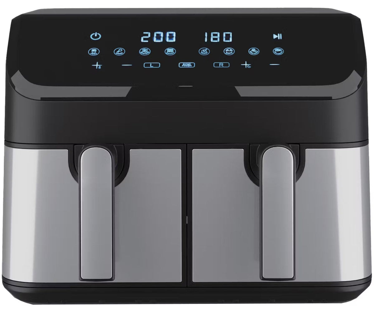 Daewoo SDA2616GE Double Drawer Air Fryer 9L 2000W