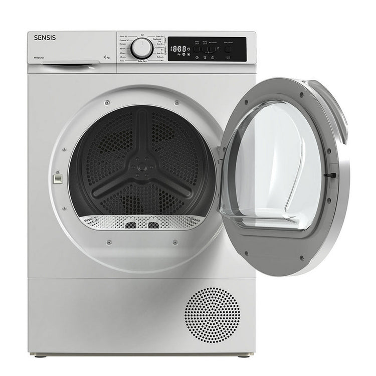 Sensis TDHF018A2W Heat Pump Tumble Dryer 8kg White