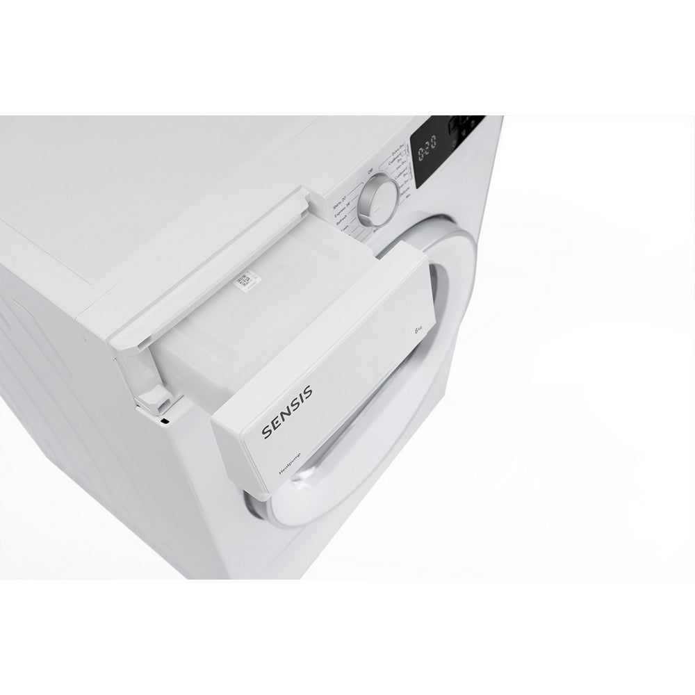 Sensis TDHF018A2W Heat Pump Tumble Dryer 8kg White