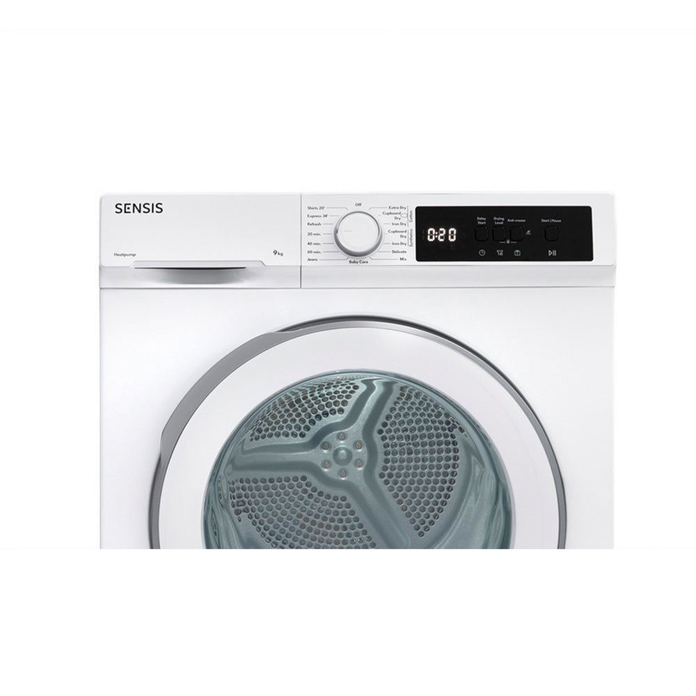 Sensis TDHF019A2W Heat Pump Tumble Dryer 9kg White
