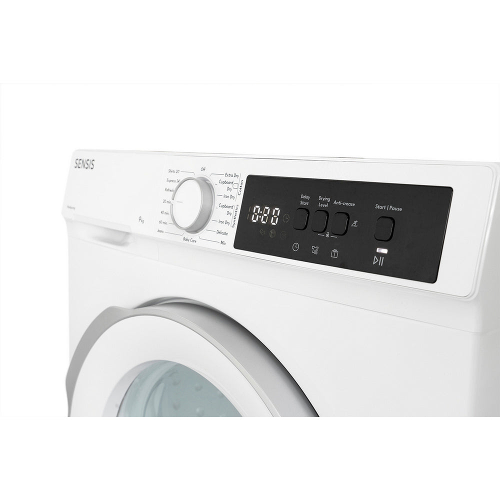 Sensis TDHF019A2W Heat Pump Tumble Dryer 9kg White