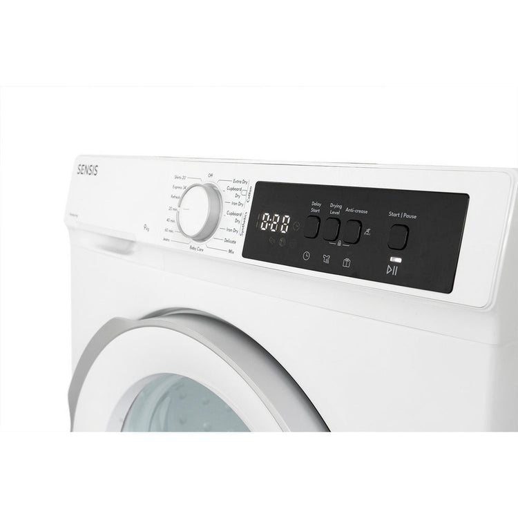 Sensis TDHF019A2W Heat Pump Tumble Dryer 9kg White