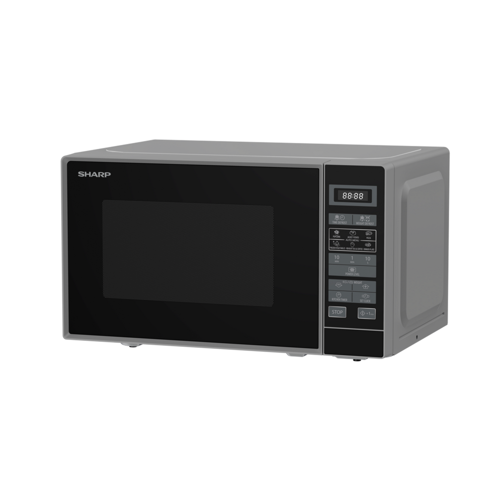 Sharp RDS202TS-UK Solo Microwave Oven 20L 800W Silver