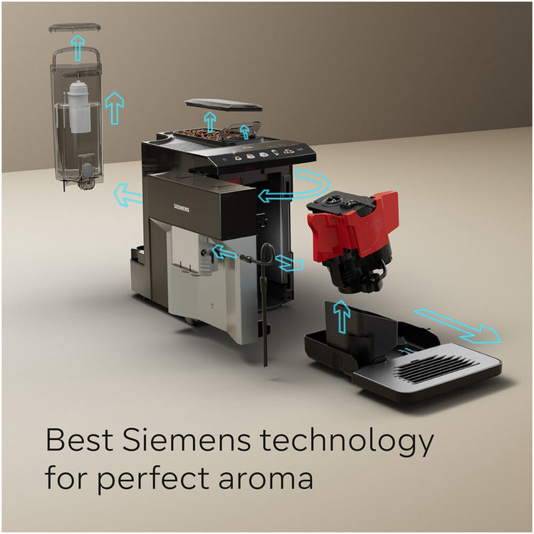 Siemens EQ500 TP515GB1 Bean to Cup Coffee Machine Black & Silver