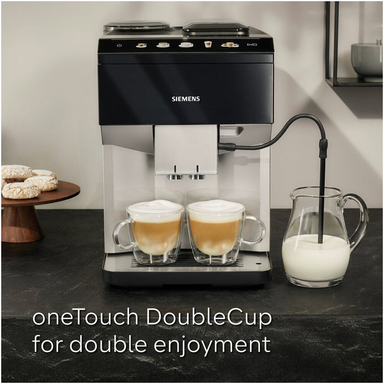 Siemens EQ500 TP515GB1 Bean to Cup Coffee Machine Black & Silver