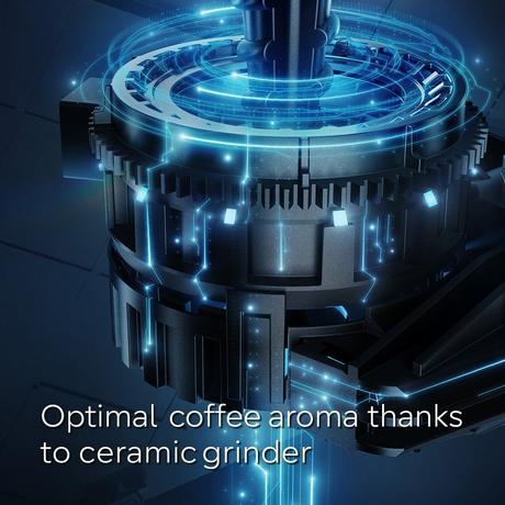 Siemens TF303G07 EQ300 Bean to Cup Coffee Machine Inox Silver Metallic