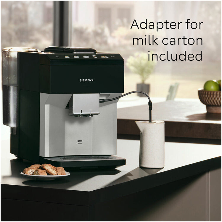 Siemens EQ500 TP515GB1 Bean to Cup Coffee Machine Black Silver