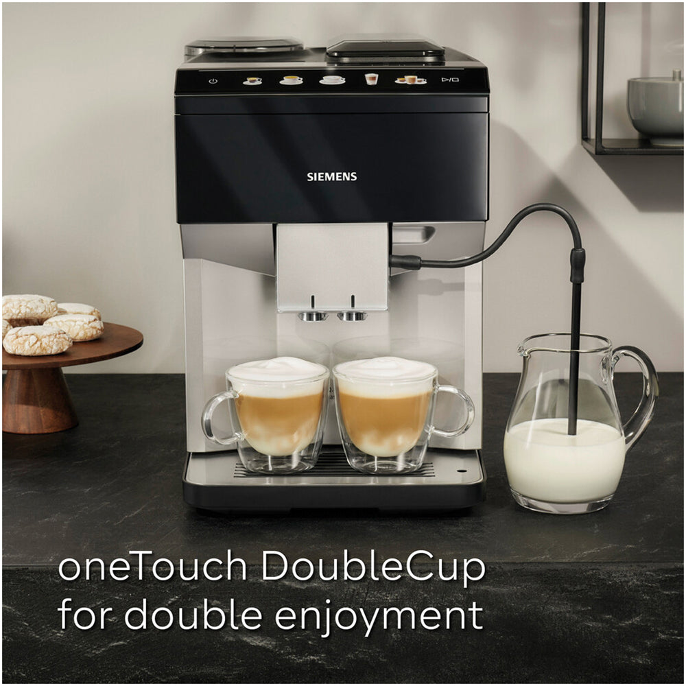 Siemens EQ500 TP515GB1 Bean to Cup Coffee Machine Black Silver