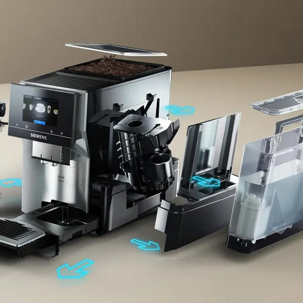 Siemens EQ700 TQ717GB3 Bean to Cup Coffee Machine Stainless Steel