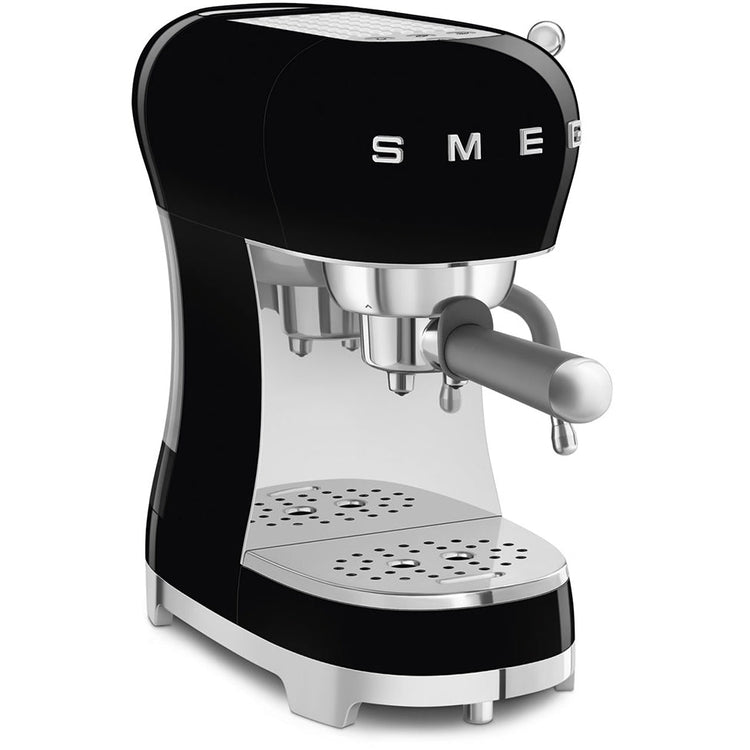 Smeg ECF02BLUK 50s Retro Style Espresso Coffee Machine Black