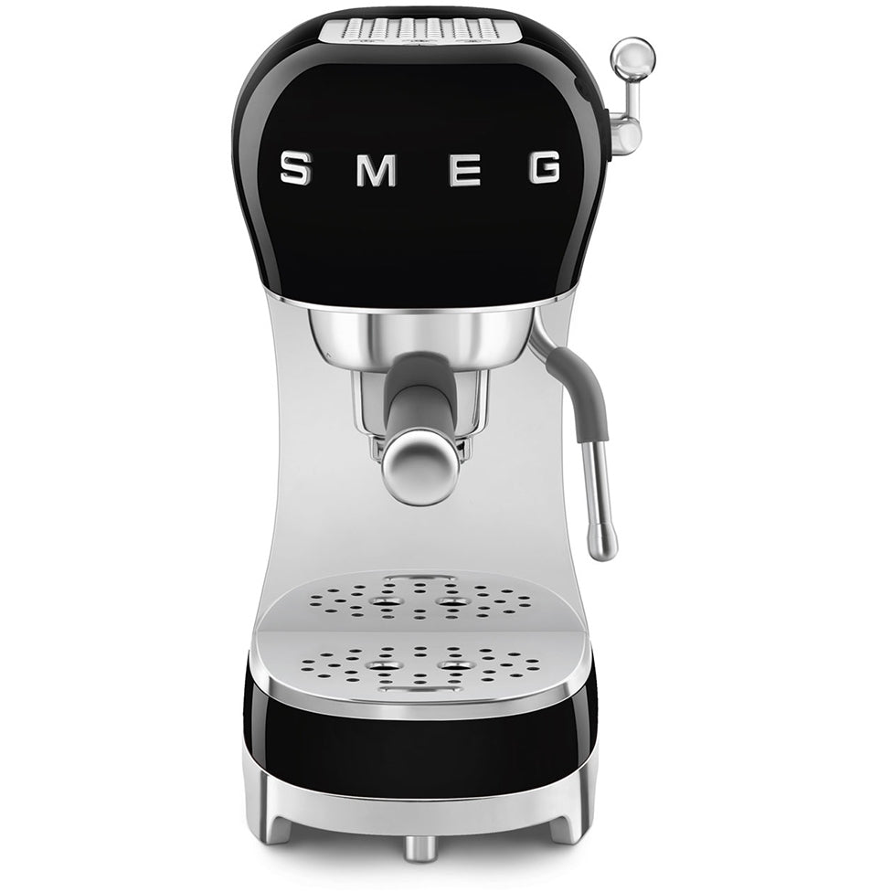 Smeg ECF02BLUK 50s Retro Style Espresso Coffee Machine Black