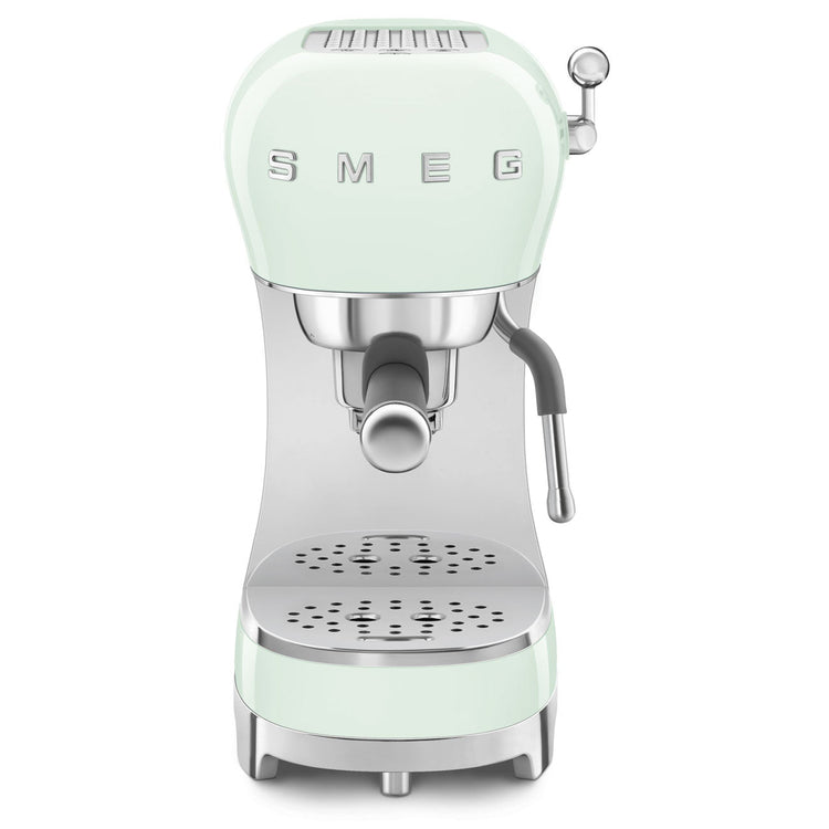 Smeg ECF02PGUK 50s Style Espresso Machine Pastel Green