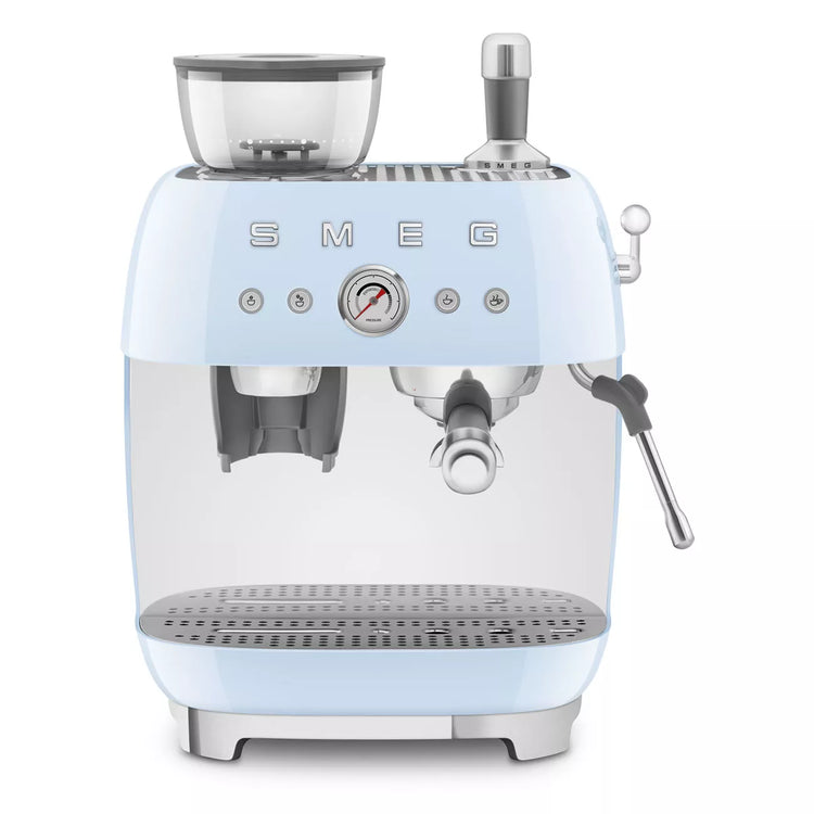 Smeg EGF03PBUK 50s Retro Style Espresso Machine 2.4L 1650W Pastel Blue