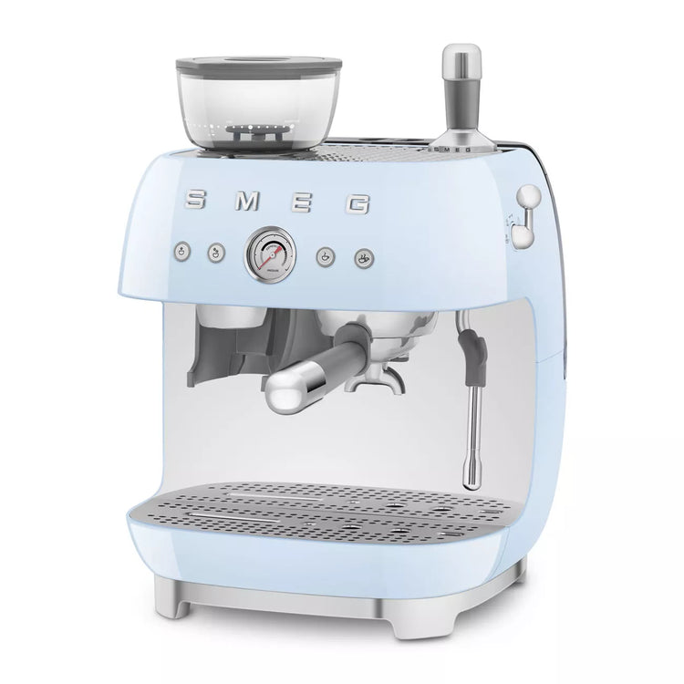 Smeg EGF03PBUK 50s Retro Style Espresso Machine 2.4L 1650W Pastel Blue