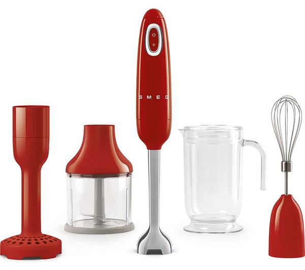 Smeg 50s Retro Style HBF02RDUK Hand Blender 700W Red