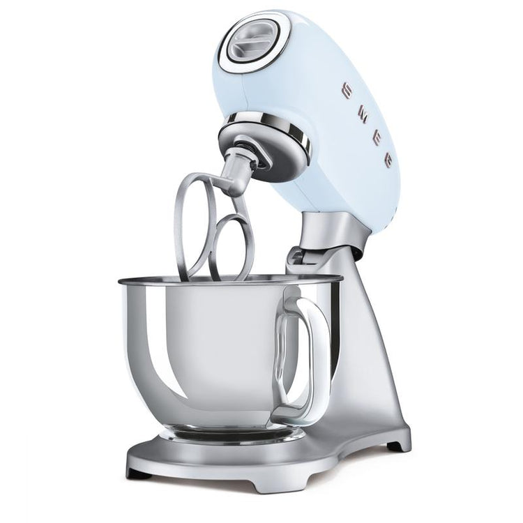 Smeg SMF02PBUK 50s Style Stand Mixer 4.8L 800W Pastel Blue