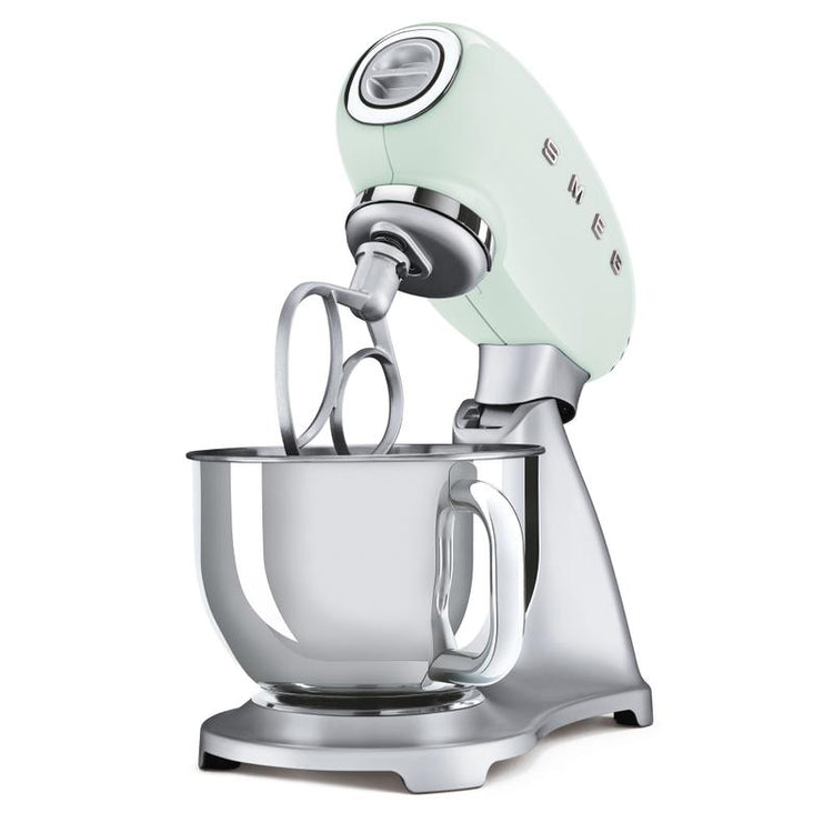 Smeg SMF02PGUK 50s Style Stand Mixer 4.8L Pastel Green