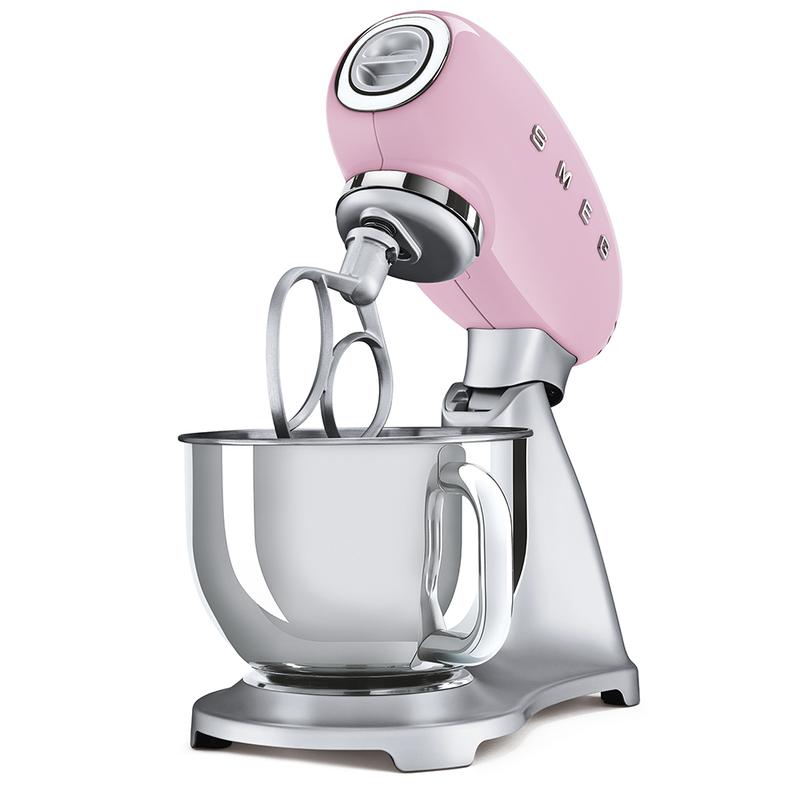 Smeg SMF02PKUK 50s Retro Style Stand Mixer 800W Pink