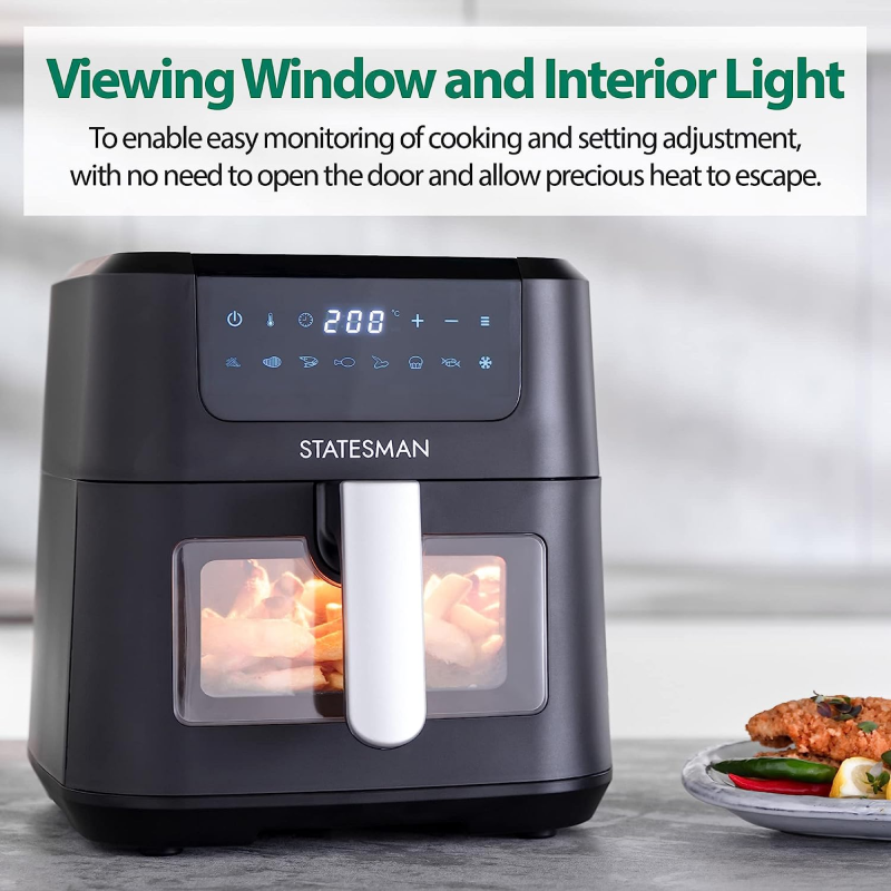Statesman SKAF05015BK Air Fryer 5L 1500W Black