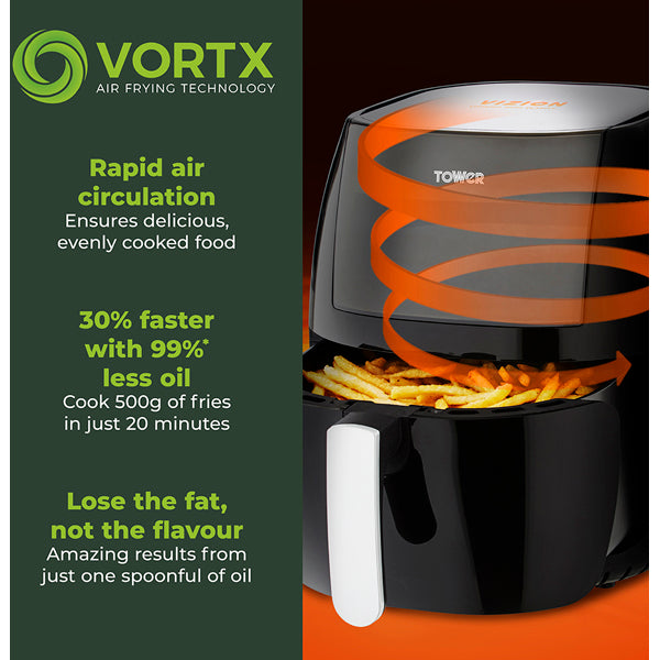Tower T17072 Vortx Vizion Air Fryer 7L